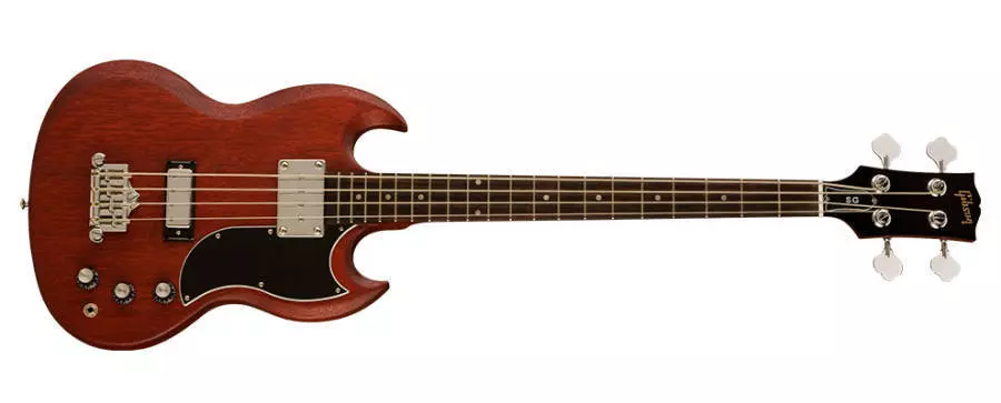 SG Faded 4-String Bass - Worn Cherry - Chrome Hardware